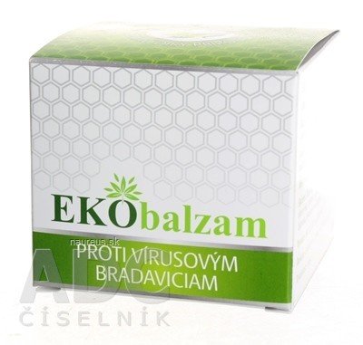 EKO MELEM d.o.o. EKObalzam STOP virových bradavic balzám 1x50 ml 50ml