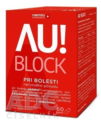 Cemio Switzerland, s.r.o. Cemio AU! BLOCK cps 1x60 ks