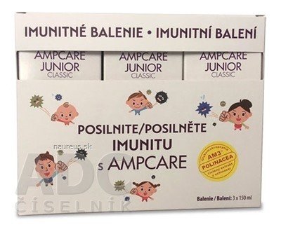 Difa Cooper S.p.a. AMPCARE JUNIOR CLASSIC IMUNITNÍ BALENÍ sirup 3x150 ml 150ml