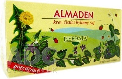 Herbata s.r.o. HERBATA ALMADEN bylinný čaj krev čistící 20x1 g (20 g) 1 g