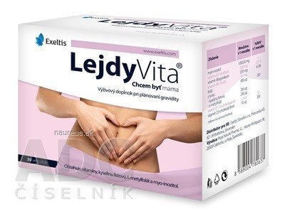 Rioja Nature Pharma S.L. LejdyVita Chci být máma sáčku 1x30 ks