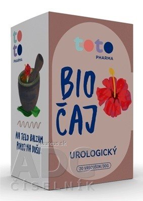 TOTO Pharma s.r.o. TOTO BIO ČAJ urologických bylinná směs, sáčky 20x1,5g (30 g)
