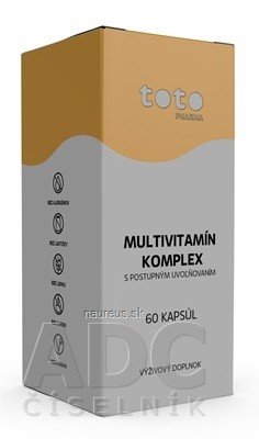 TOTO Pharma s.r.o. TOTO MULTIVITAMIN KOMPLEX cps s postupným uvolňováním 1x60 ks