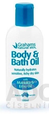 Grahams Natural Alternatives Pty Ltd Grahams Natural Body & Bath Oil olej 1x100 ml