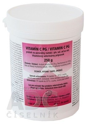 Pharmagal, spol. s.r.o. PharmaGal VITAMIN C PG prášek pro perorální roztok 1x250 g