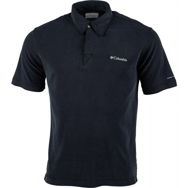 Columbia SUN RIDGE POLO Pánské polo triko, černá, velikost XXL