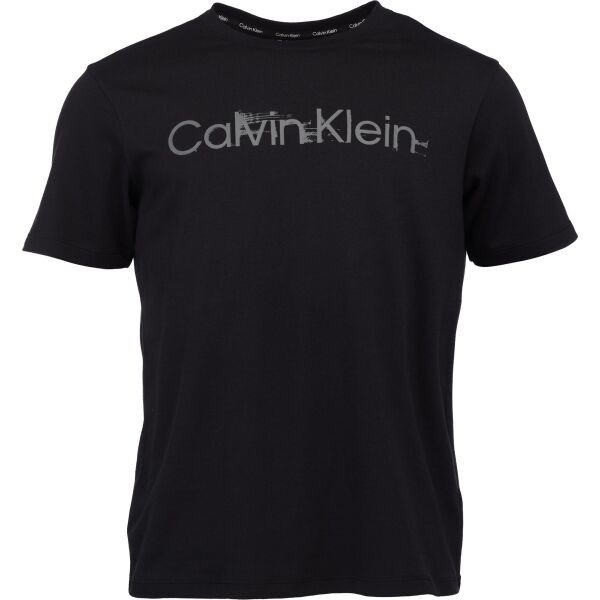 Calvin Klein ESSENTIALS PW S/S Pánské tričko, černá, velikost XXL