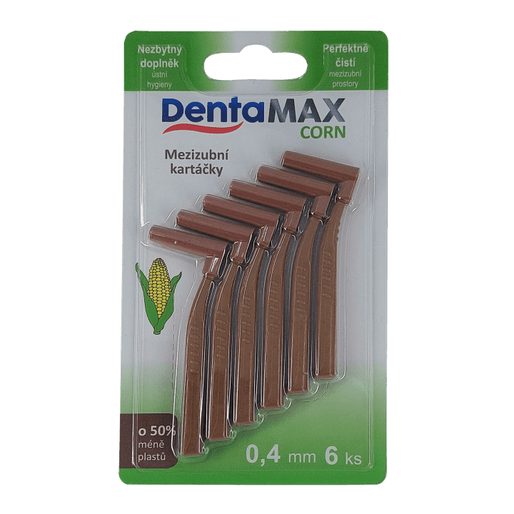 DentaMax Corn Mezizubní kartáčky 0,4mm 6ks