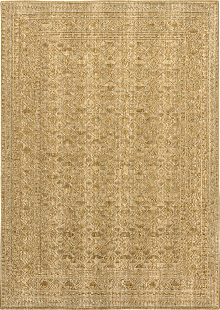 Žlutý venkovní koberec 290x200 cm Terrazzo - Floorita