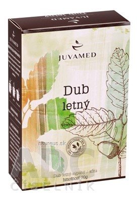 JUVAMED s.r.o. JUVAMED DUB LETNÍ - KŮRA bylinný čaj sypaný 1x70 g 70 g