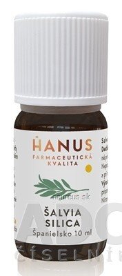 Hanus - Bylinné prípravky HANUS SILICA šalvějový ole 1x10 ml 10ml