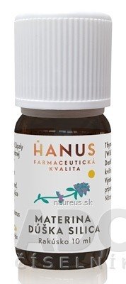 Hanus - Bylinné prípravky HANUS SILICA mateřídouška úzkolistá ole 1x10 ml 10ml