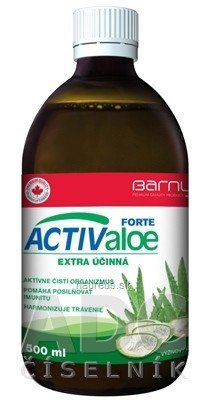 BioPol GN s.r.o. div. Pharma United Ltd. (CAN) Barnys ACTIValoe FORTE 1x500 ml 500 ml