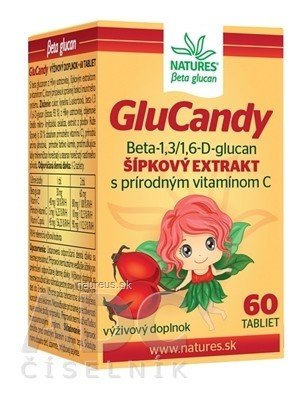 NATURES s.r.o. NATURES GluCandy tbl 1x60 ks