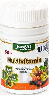JuvaPharma Kft. JutaVit Multivitamin 50+ tbl 1x45 ks 45 ks