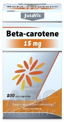 JuvaPharma Kft. JutaVit Betakaroten 15 mg cps 1x100 ks