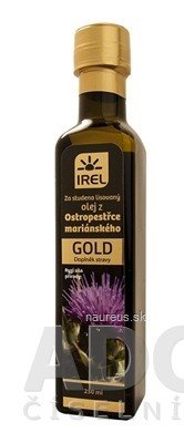 IREL, spol. s r.o. Zápis Olej z ostropestřce mariánského GOLD za studena lisovaný 1x250 ml 250ml