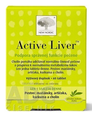 Legosan AB NEW NORDIC Active Liver tbl 1x60 ks 60 ks