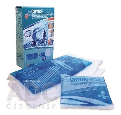 Phyto Performance Italia S.r.l CryoSat FARMA gelové polštářky (studený nebo teplý obklad) 12x12 cm, 27x12 cm 1x2 ks