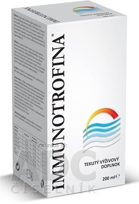 DMG Italia IMMUNOTROFINA tekutý přípravek, s dávkovačem, vanilkové aroma 1x200 ml