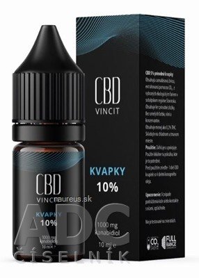 Destiny spol. s r.o. CBD Vinca kapky 10% 1x10 ml 10ml