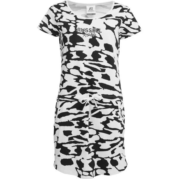 Russell Athletic ZEBRA DRESS W Dámské šaty, bílá, velikost S