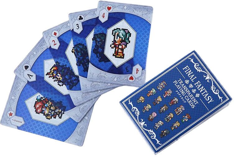 Hrací karty Final Fantasy - Transparent - 04988601334105