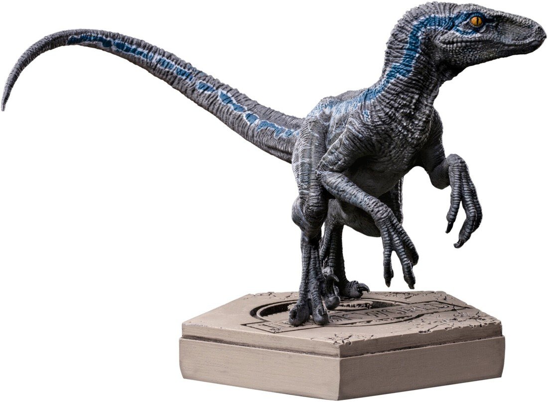 Figurka Iron Studios Jurassic Park - Velociraptor Blue B - Icons - 105408