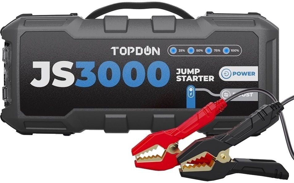 TOPDON Car Jump Starter JumpSurge 3000, 24000 mAh - TOPJS30