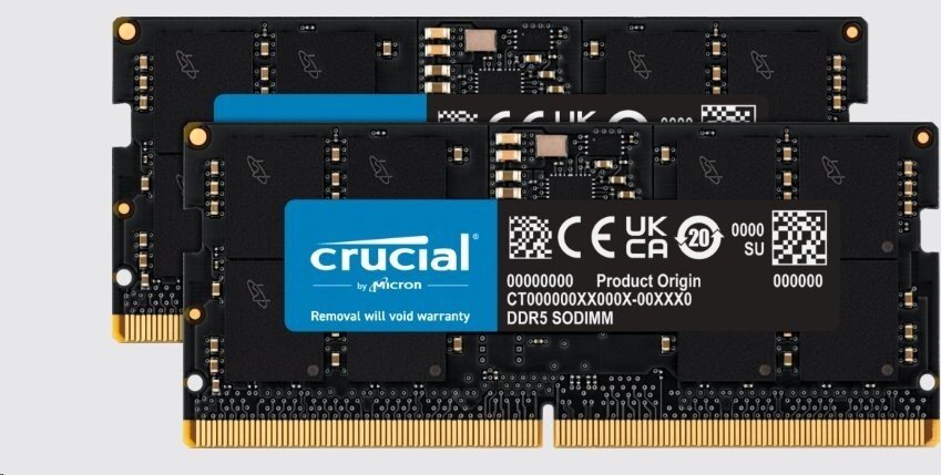 Crucial 32GB (2x16GB) DDR5 5200 CL42 SO-DIMM - CT2K16G52C42S5