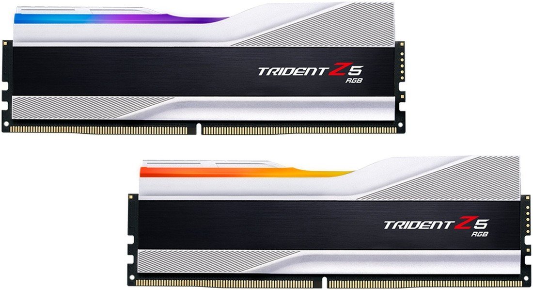 G.Skill Trident Z5 RGB 32GB (2x16GB) DDR5 5200 CL36, AMD EXPO, stříbrná - F5-5200J3636C16GX2-TZ5RS