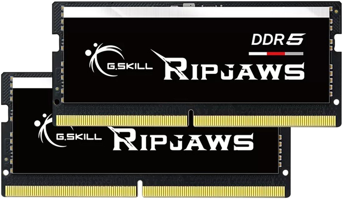 G.Skill RipJaws 64GB (2x32GB) DDR5 4800 CL38 SO-DIMM - F5-4800S3838A32GX2-RS