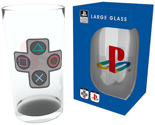 Sklenice PlayStation - Buttons, 400 ml - GLB0037
