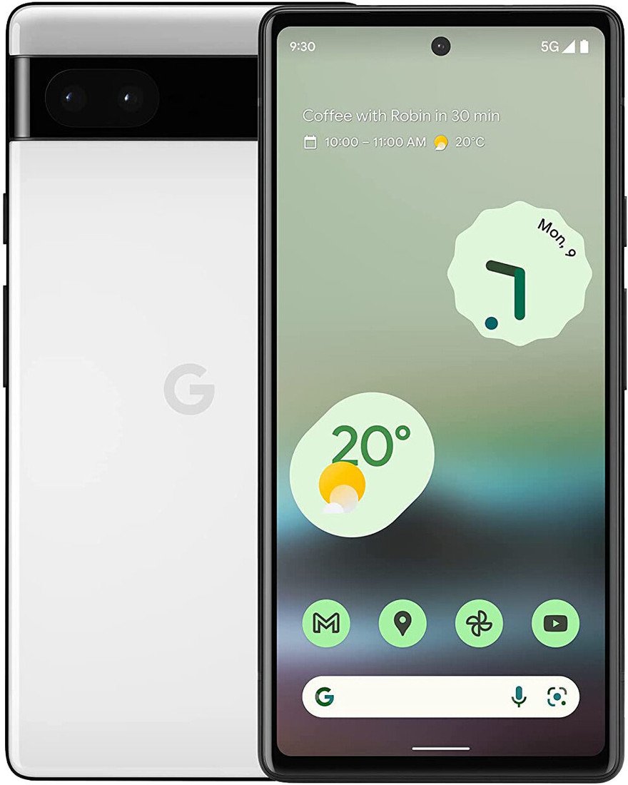 GOOGLE Pixel 6a 5G, 6GB/128GB, Chalk