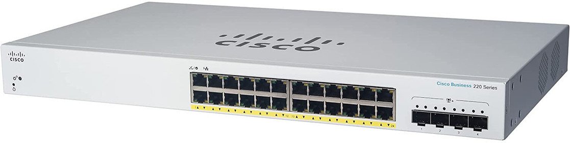 Cisco CBS220-24P-4X, RF - CBS220-24P-4X-EU-RF