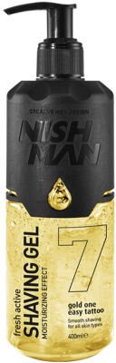 Nishman Gold One transparentní gel na holení 400 ml - 2992
