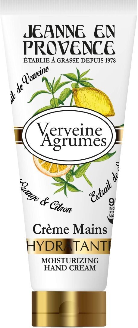 Jeanne en Provence, krém na ruce, vyživující, verbena a citron, 75 ml - PF03945