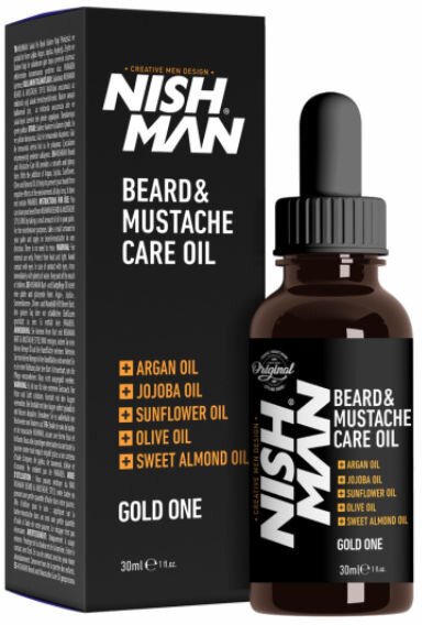Nishman Beard & Mustache olej na vousy 30 ml - 8682035084563