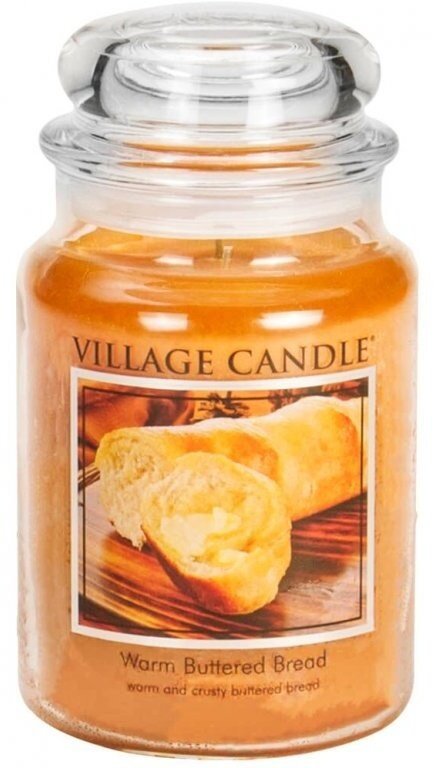 Svíčka vonná Village Candle, teplé máslové houstičky, velká, 600 g - 4260007