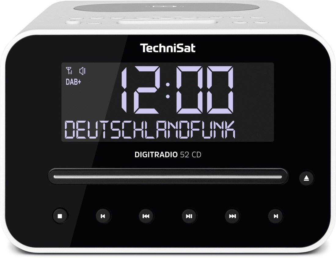TechniSat DigitRadio 52 CD, bílá - 0001/3939