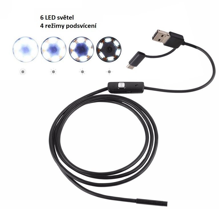 Lea endoskopická inspekční kamera USB-C - Endo1mCtype