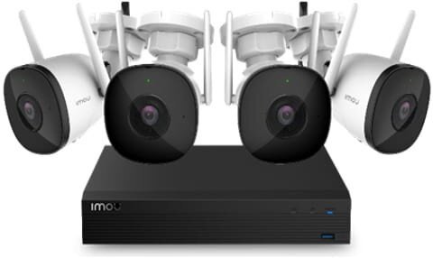 Imou Wireless CCTV Kit Lite, 4x kamera Bullet 2C + 1x NVR rekordér - KIT/NVR1104HS-W-S2/4-F22