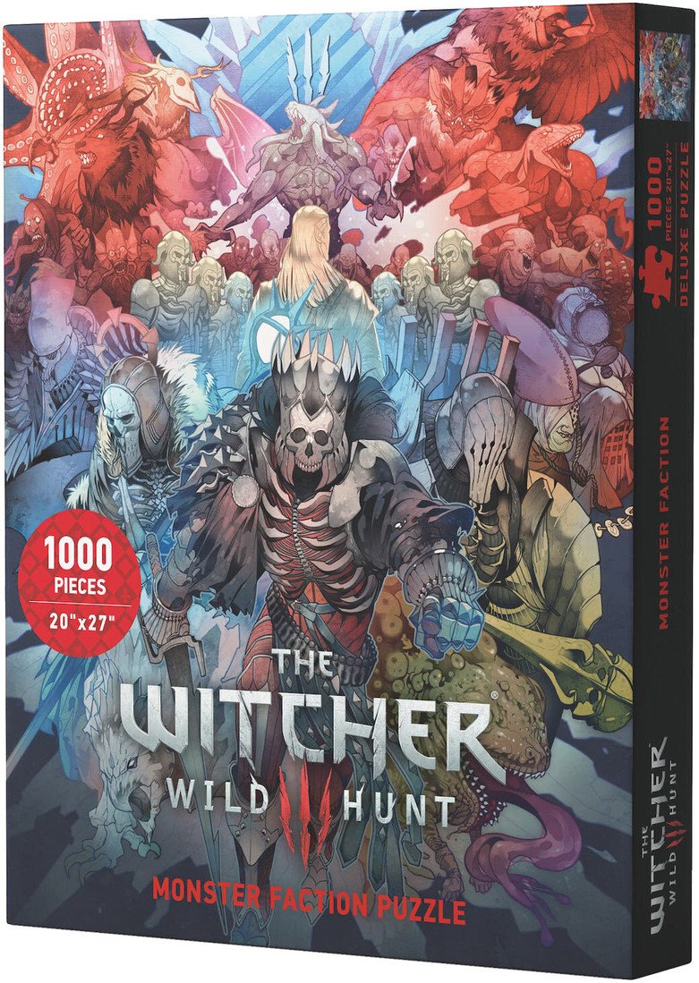 Puzzle The Witcher - Wild Hunt, 1000 dílků - 0761568009620