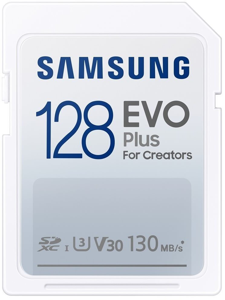 Samsung SDXC 128GB EVO Plus UHS-I U3 (Class 10) - MB-SC128K/EU