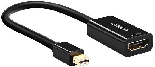 UGREEN adaptér mini Displayport - HDMI (M/F), 4K UHD, černá - 40360