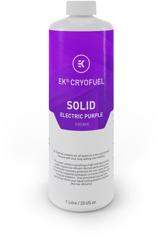 EK Water Blocks EK-CryoFuel Solid Electric UV Purple - 1L - 3831109880340