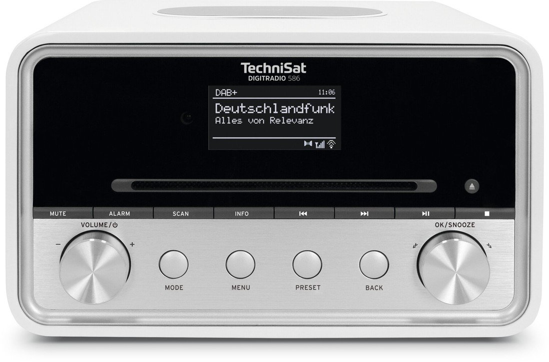 TechniSat DigitRadio 586, bílá/stříbrná - 0001/3986