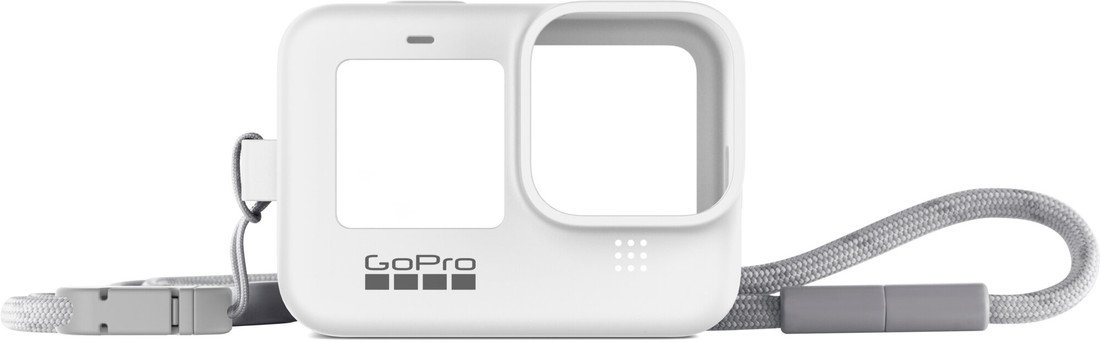 GoPro silikonové pouzdro Sleeve pro HERO10 Black, HERO9 Black, bílá - ADSST-002