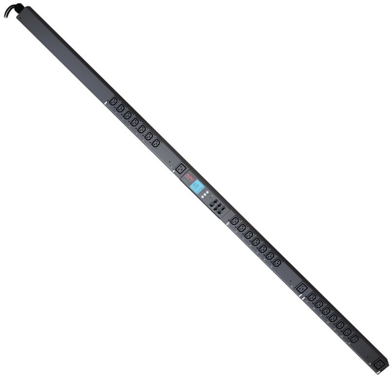 APC rack PDU 2G, měřené zásuvky s přepínáním, Zero U, 11.0kW, 230V, (21) C13 & (3) C19 - AP8681