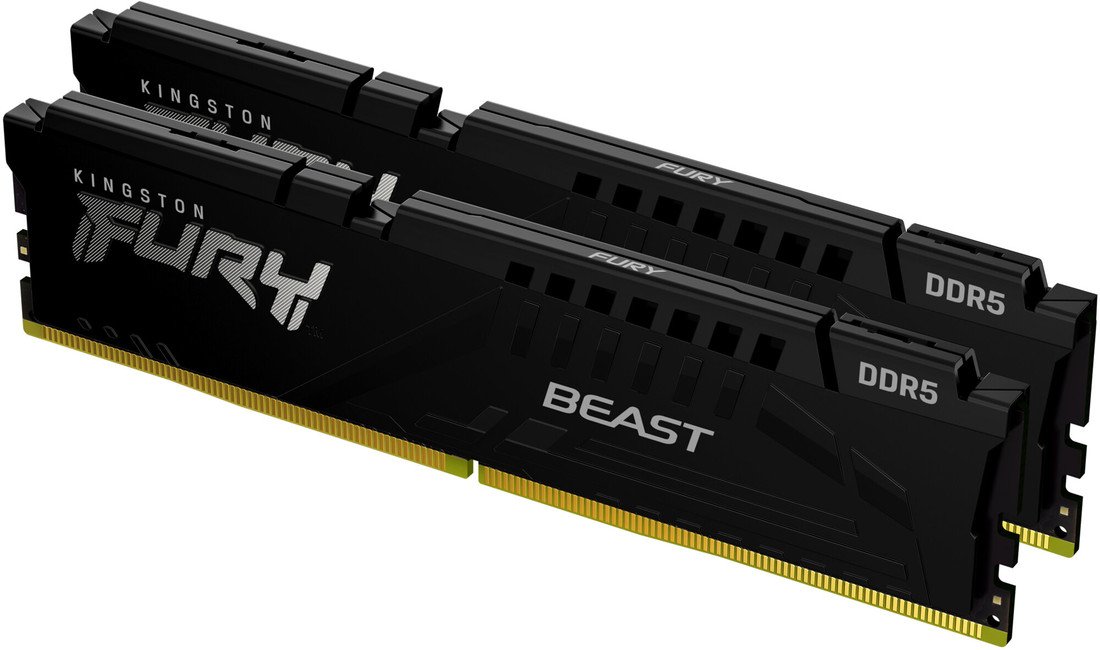 Kingston Fury Beast Black 64GB (2x32GB) DDR5 5200 CL36, AMD EXPO - KF552C36BBEK2-64